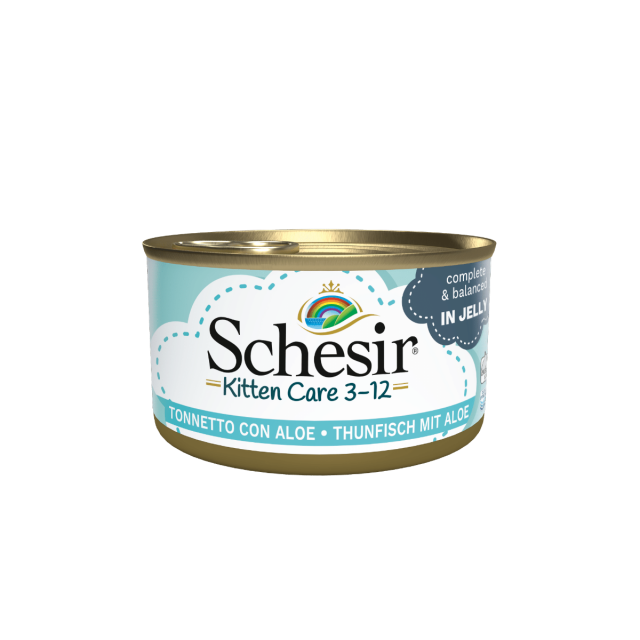 Schesir Cat Kitten 3-12 mnd Tuna & Aloa - 85 gr 