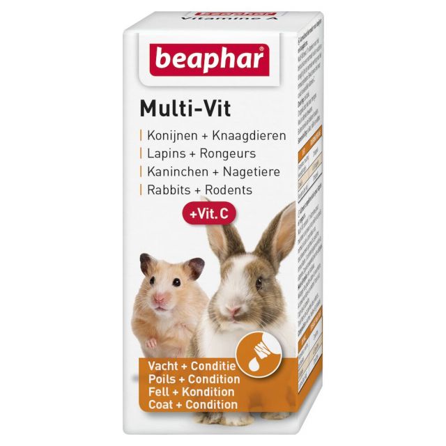 Beaphar Multi-Vitamine Konijnen & Knaagdieren - 20 ml