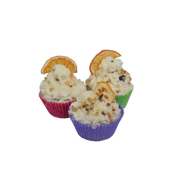 Tweetfeed Vogelcupcake -8x8 cm Assortie 