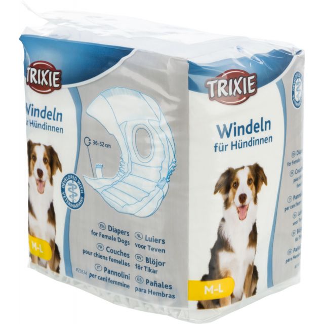 Trixie Luiers Voor teven M-L 36-52 cm -12 stuks 