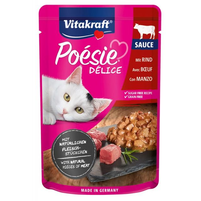 Vitakraft Poesie Deli Sauce Rund -85 gram