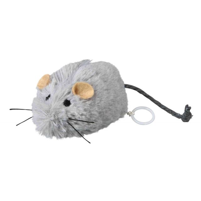 Trixie Opwindbare Muis Pluche + catnip  -8 cm 