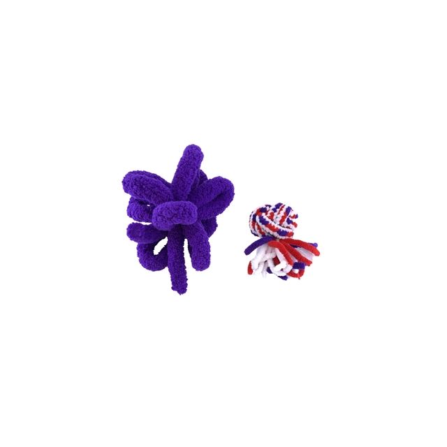 KONG Kat Active Rope Rood/ Paars -16x10x7.5 cm 