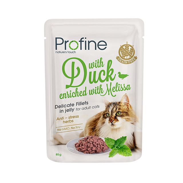 P:rofine Adult Cat Pouch Fillets In Jelly Duck -85 gram