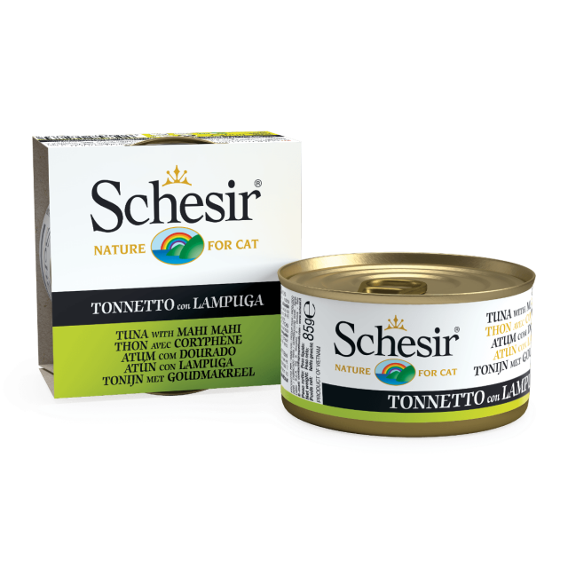 Schesir Cat Jelly Tonijn & Goudmakreel -85 gram