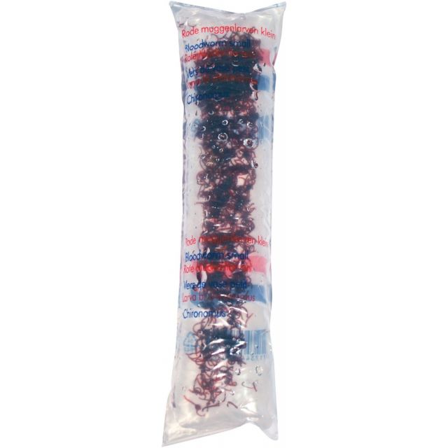 Rode Muggenlarven Small (levend) ca. 100 ml