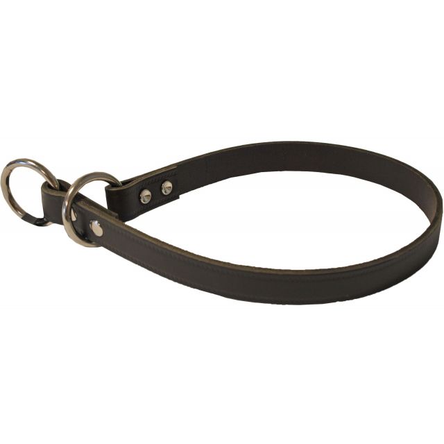 Boon Correctiehalsband  Donkerbruin -20 mm/60 cm