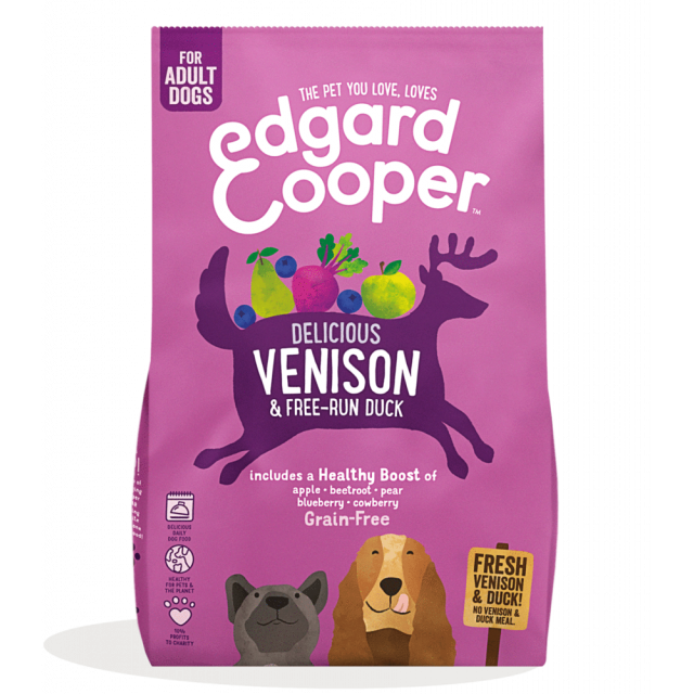 Edgard & Cooper Hond Brok Vers Hert & Scharreleend Met Appel, Rode Biet, Peer & Blauwe Bes -2.5 kg 