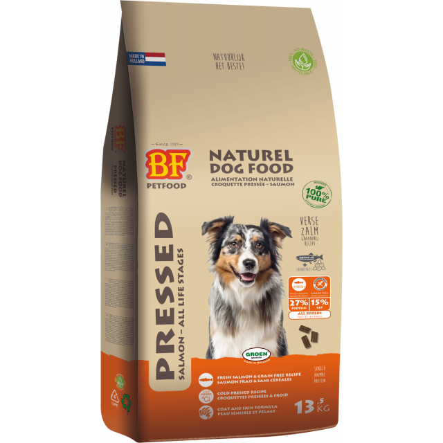 Biofood Geperst Zalm Graanvrij -13.5 kg 