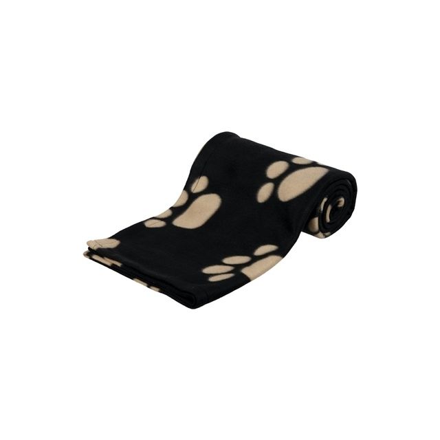 Trixie Barney Fleece Deken Zwart/Beige- 150x100 cm