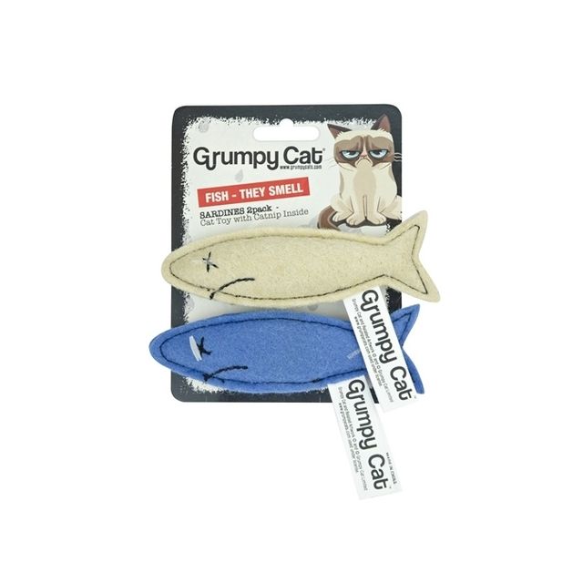 Grumpy Cat Sardines Met Catnip - 2 Stuks
