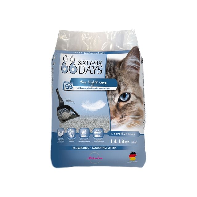  66 Days Cotton Light Kattenbakvulling -14 ltr