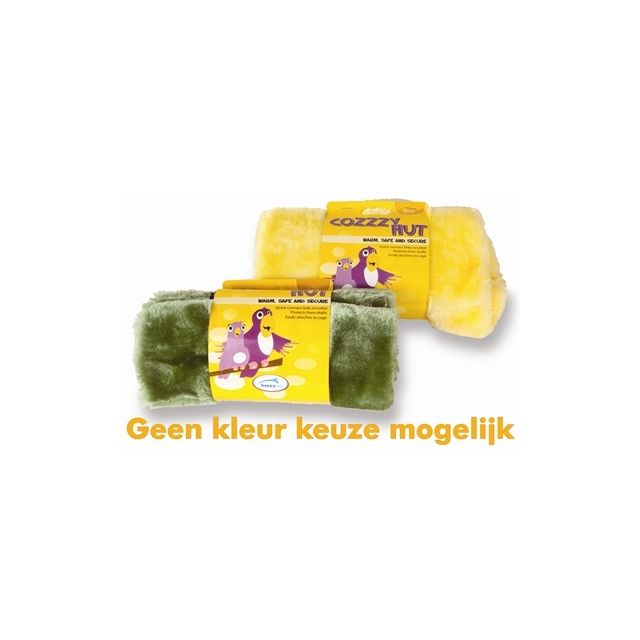 Happy Pet Vogelspeelgoed Cozzzy Hut Assorti Small -19x13x23 cm 