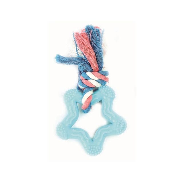 Little Rascals Bijt Ster Blauw / Roze / Wit -15x8x2 cm