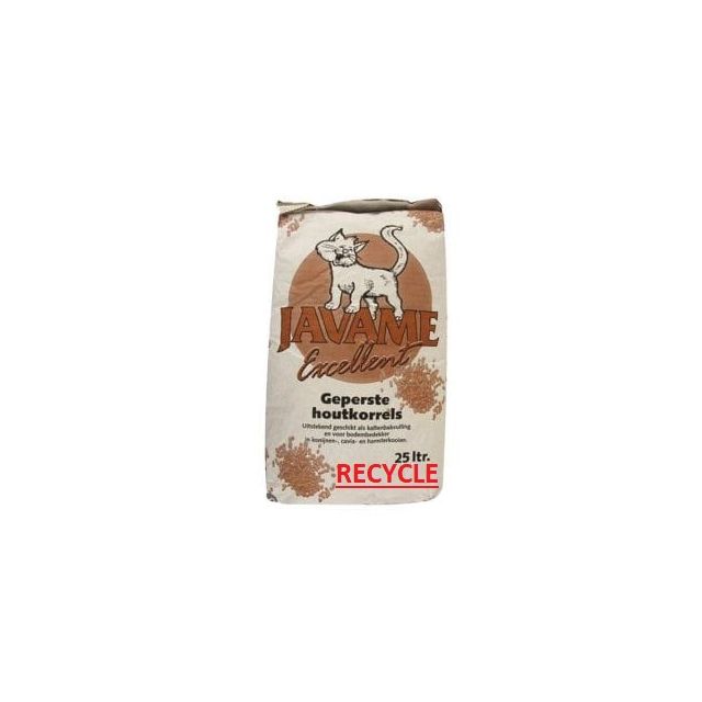 Javame Houtkorrels Recycled -25 ltr