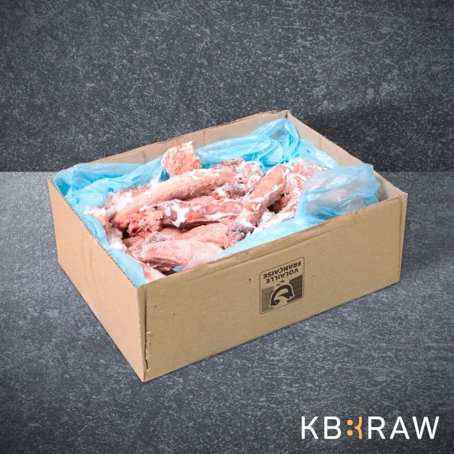  KB BARF Kalkoennekken - circa 5 kg per doos