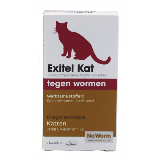 No Worm Exitel Kat -2 tbl 
