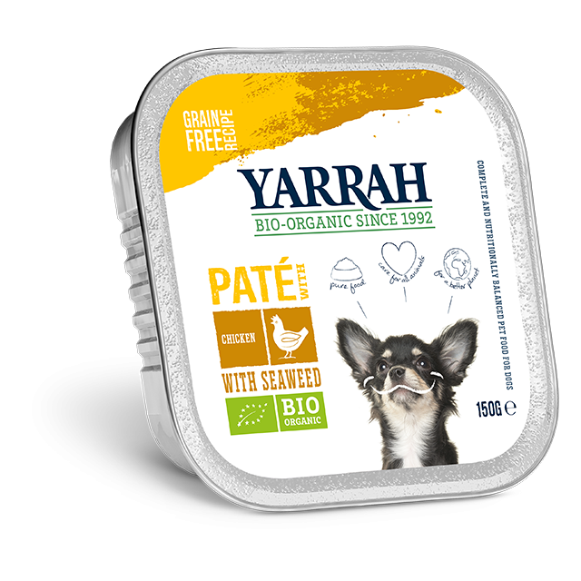 Yarrah Dog Alu Pate Kip &Zeewier -150 gram