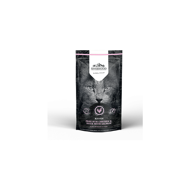 Riverwood Kitten Chicken, Duck with Salmon -300 gram